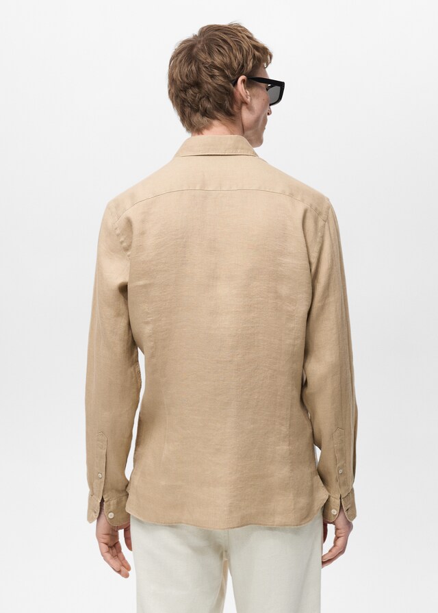 Mango Camisa slim fit 100% lino Solo hoy