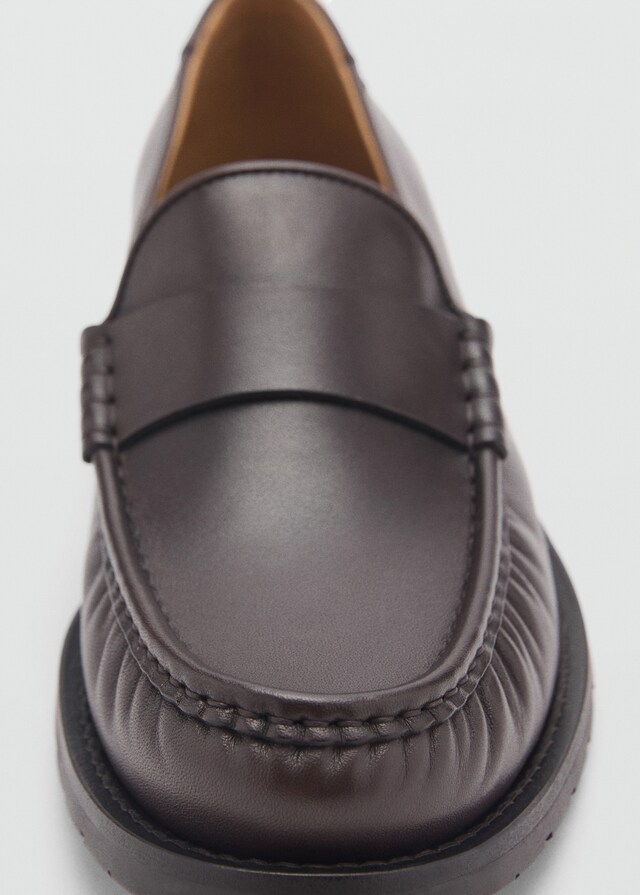 Mango Mocasín piel Promoción trimestral