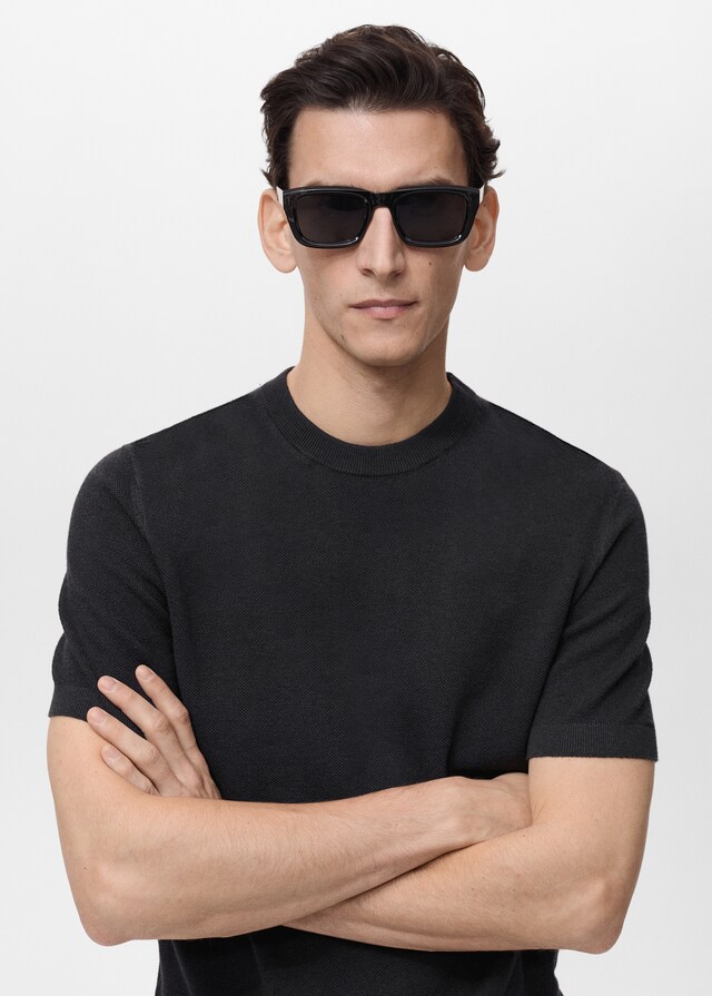 Mango Camiseta punto fino algodón Limitado a 3 días