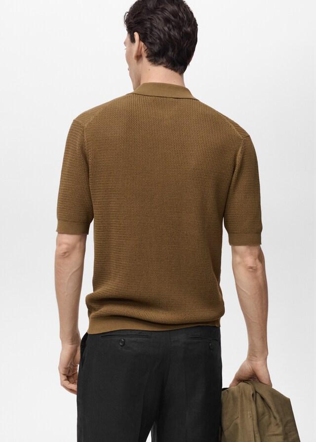 Mango Camisa punto estructura Precios de Black Friday