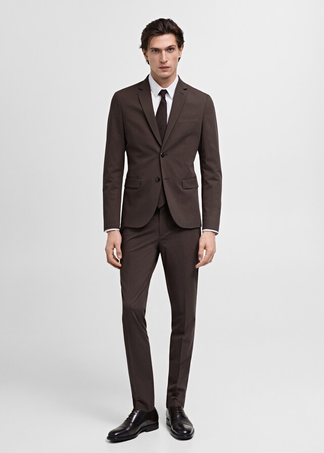 Mango Camisa traje slim fit algodón 2025