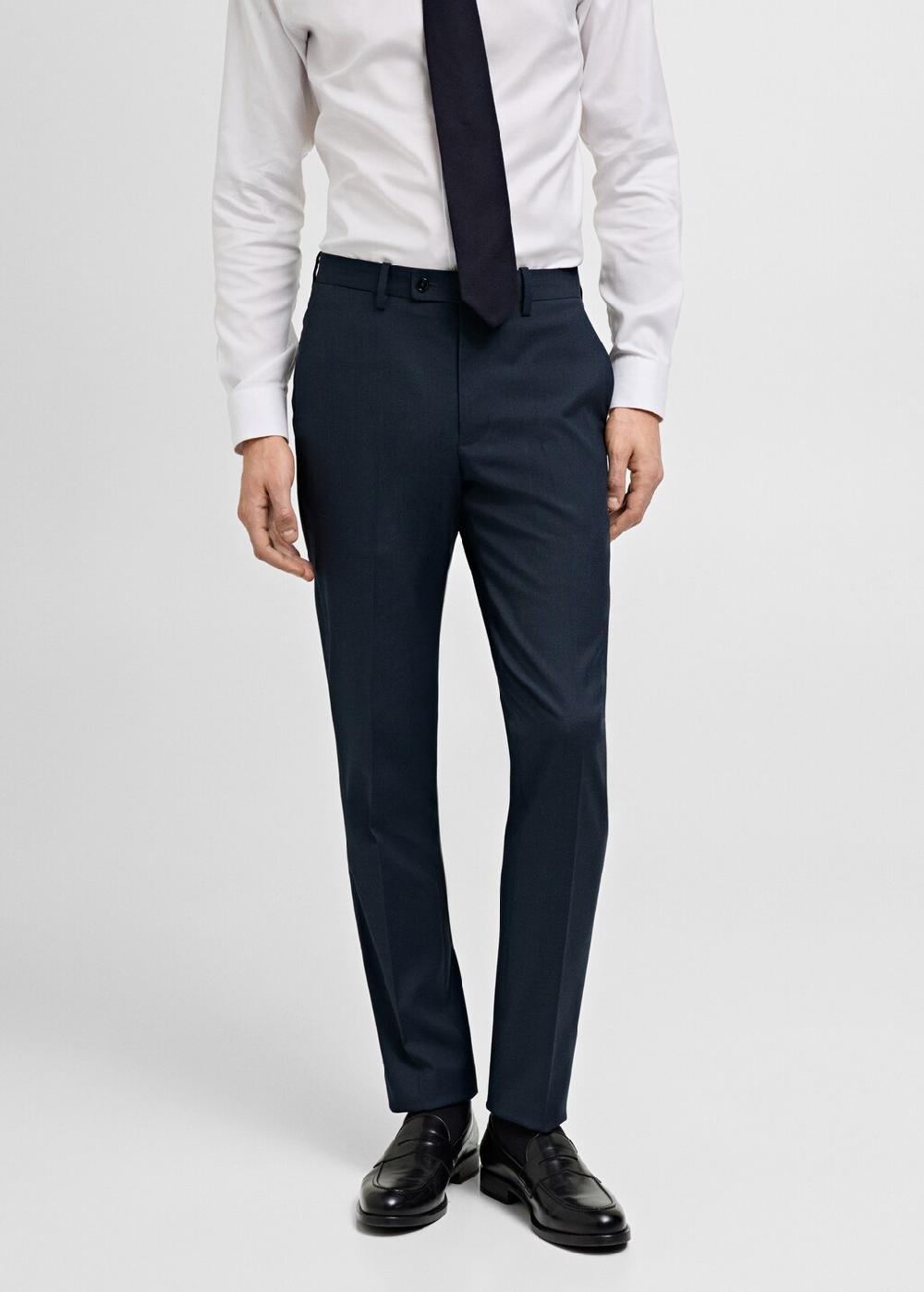 Mango Pantalón traje Milán slim fit