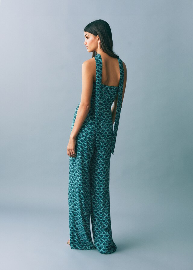Mango Mono estampado lazo En oferta