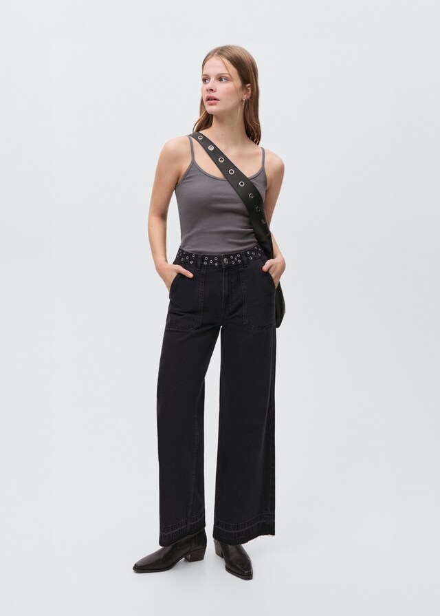 Mango Jeans wideleg Rebajas online
