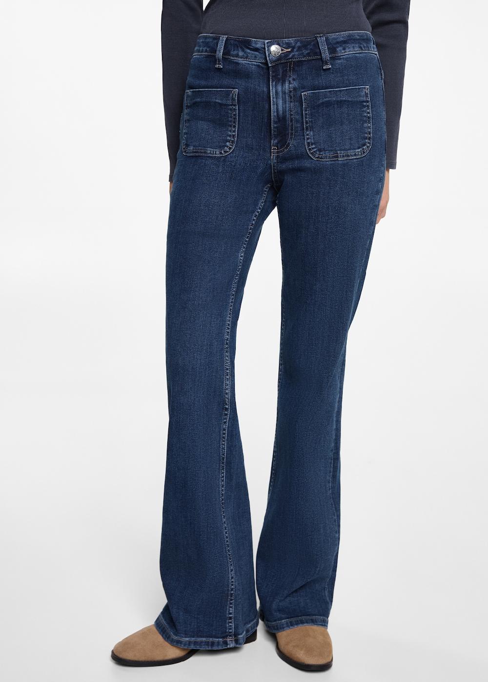 Mango Jeans flare bolsillos Envío gratis