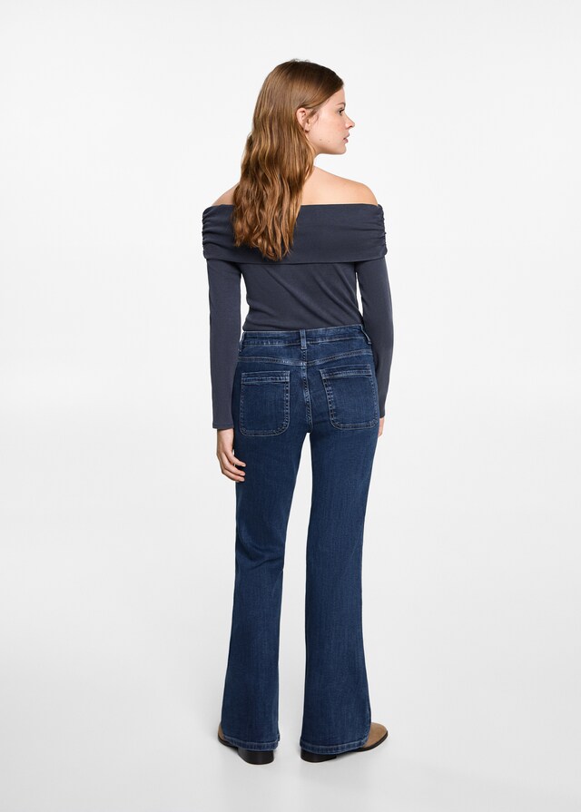 Mango Jeans flare bolsillos Envío gratis