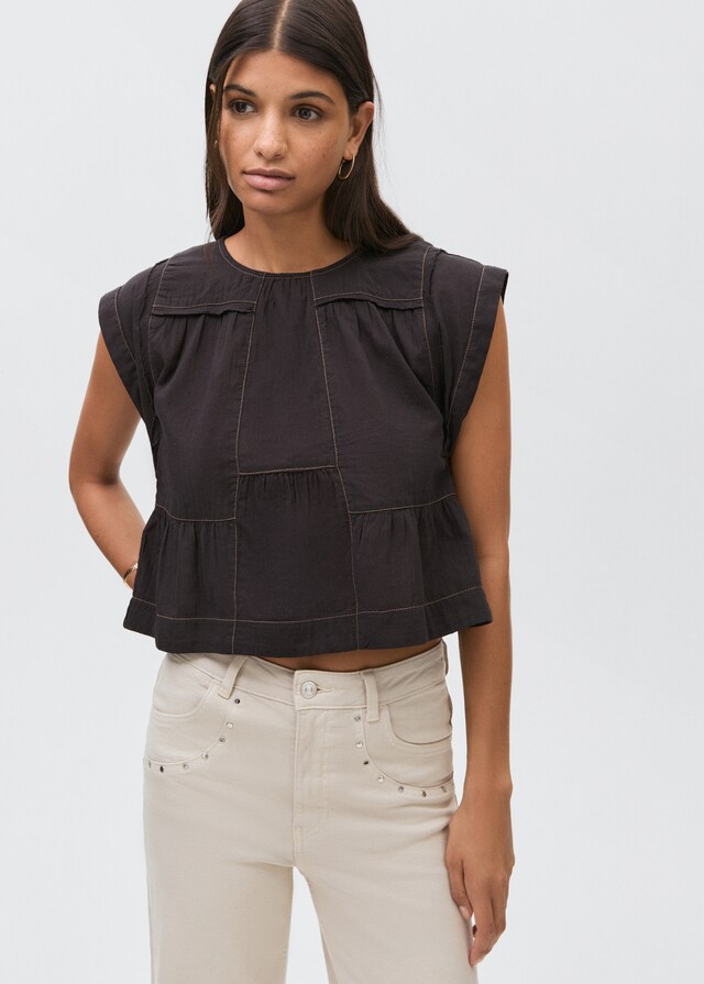 Mango Jeans straight tachuelas Oferta especial