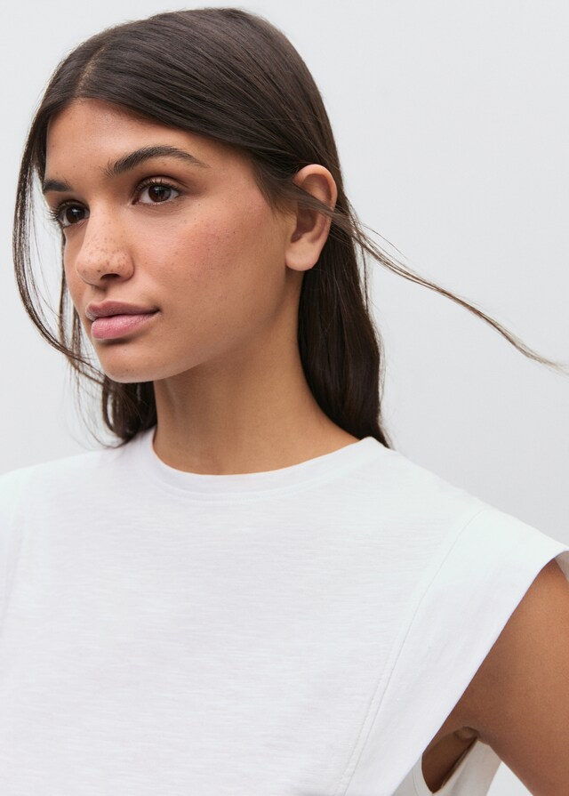 Mango Camiseta pliegues Envío gratis