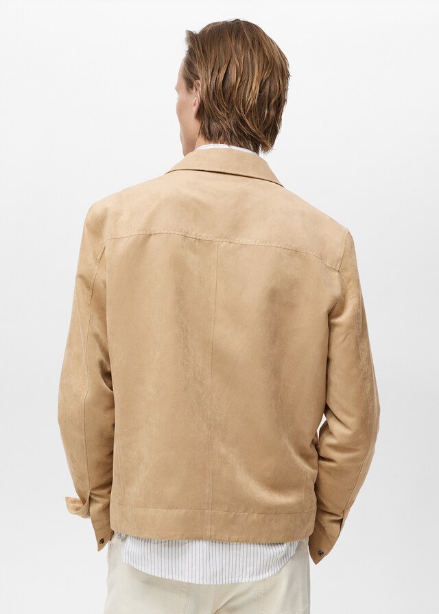 Mango Chaqueta efecto ante cremallera Oferta especial de fábrica