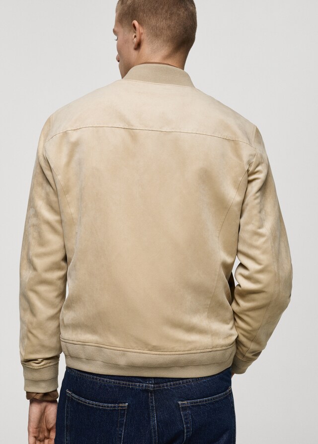 Mango Cazadora bomber efecto ante Promoción trimestral