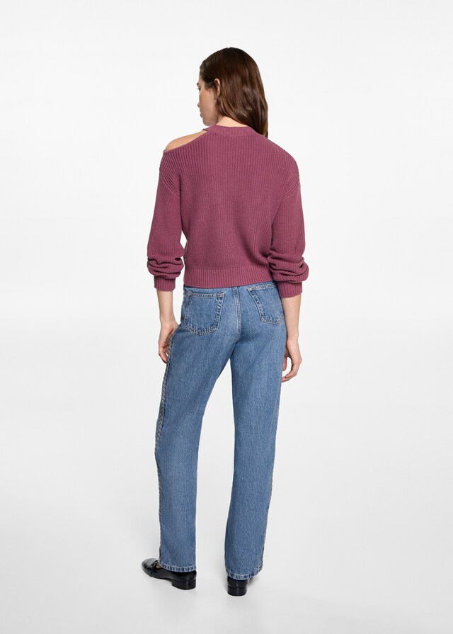 Mango Jersey asimétrico abertura hombro Precios de Black Friday