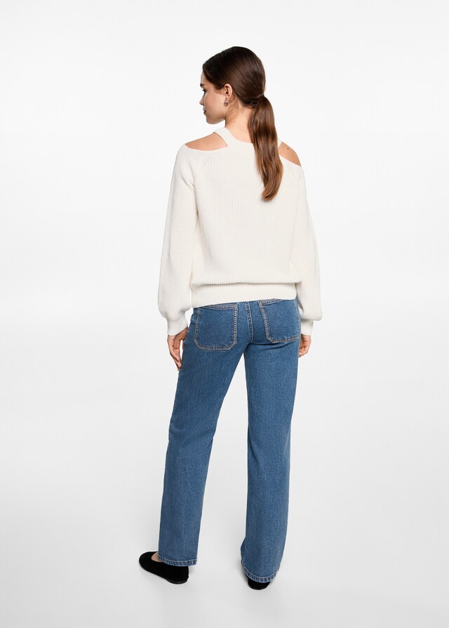 Mango Jersey hombros descubiertos En oferta