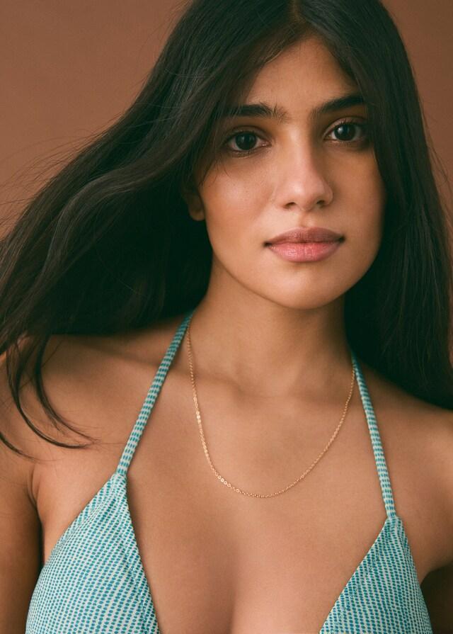 Mango Bikini estampado lúrex Rebajas de fin de temporada