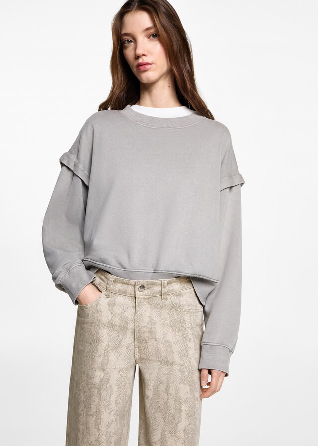 Mango Pantalón culotte estampado Rebajas