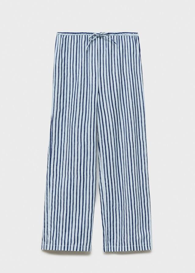 Mango Pantalón recto rayas Venta caliente