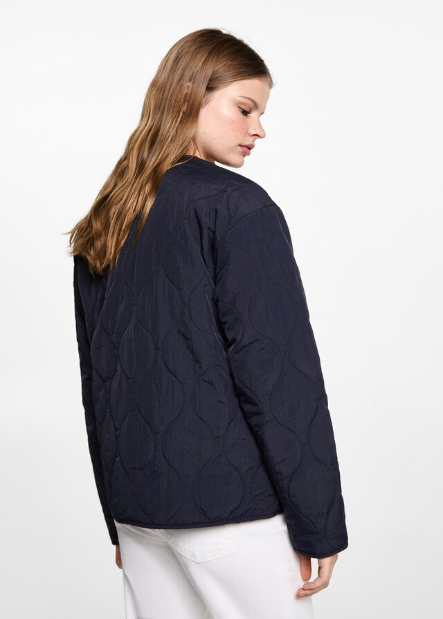 Mango Cazadora acolchada bolsillos Rebajas de fábrica