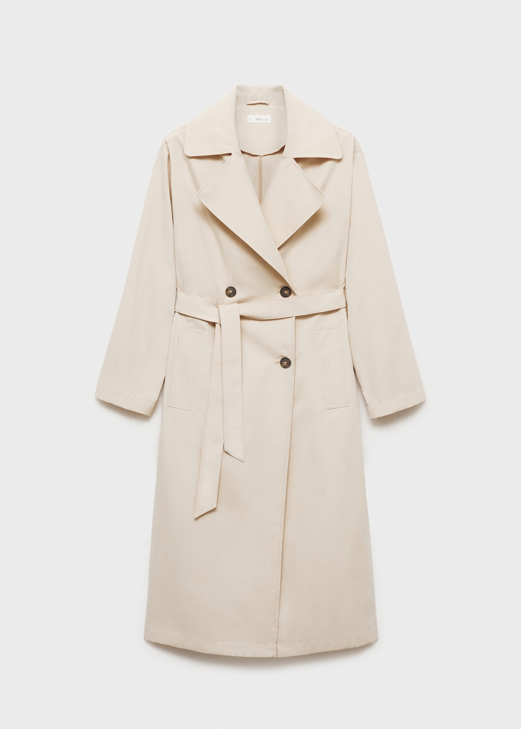 Mango Trench fluido cinturón Los más vendidos