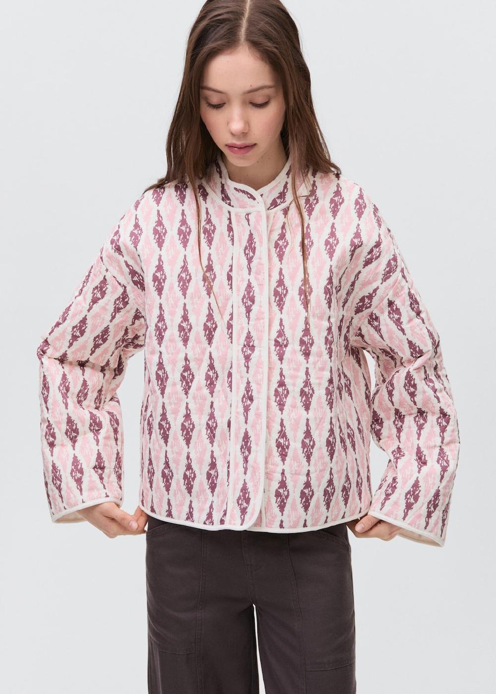 Mango Cazadora algodón acolchada Tienda