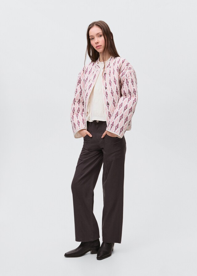Mango Cazadora algodón acolchada Tienda