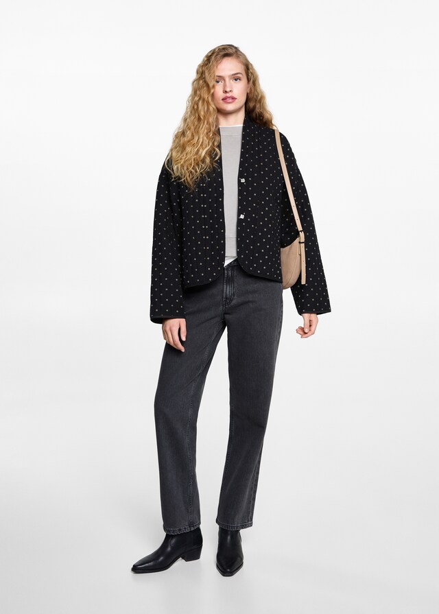 Mango Cazadora algodón acolchada Tienda