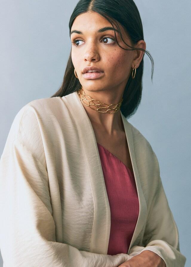 Mango Chaqueta estilo kimono Liquidación