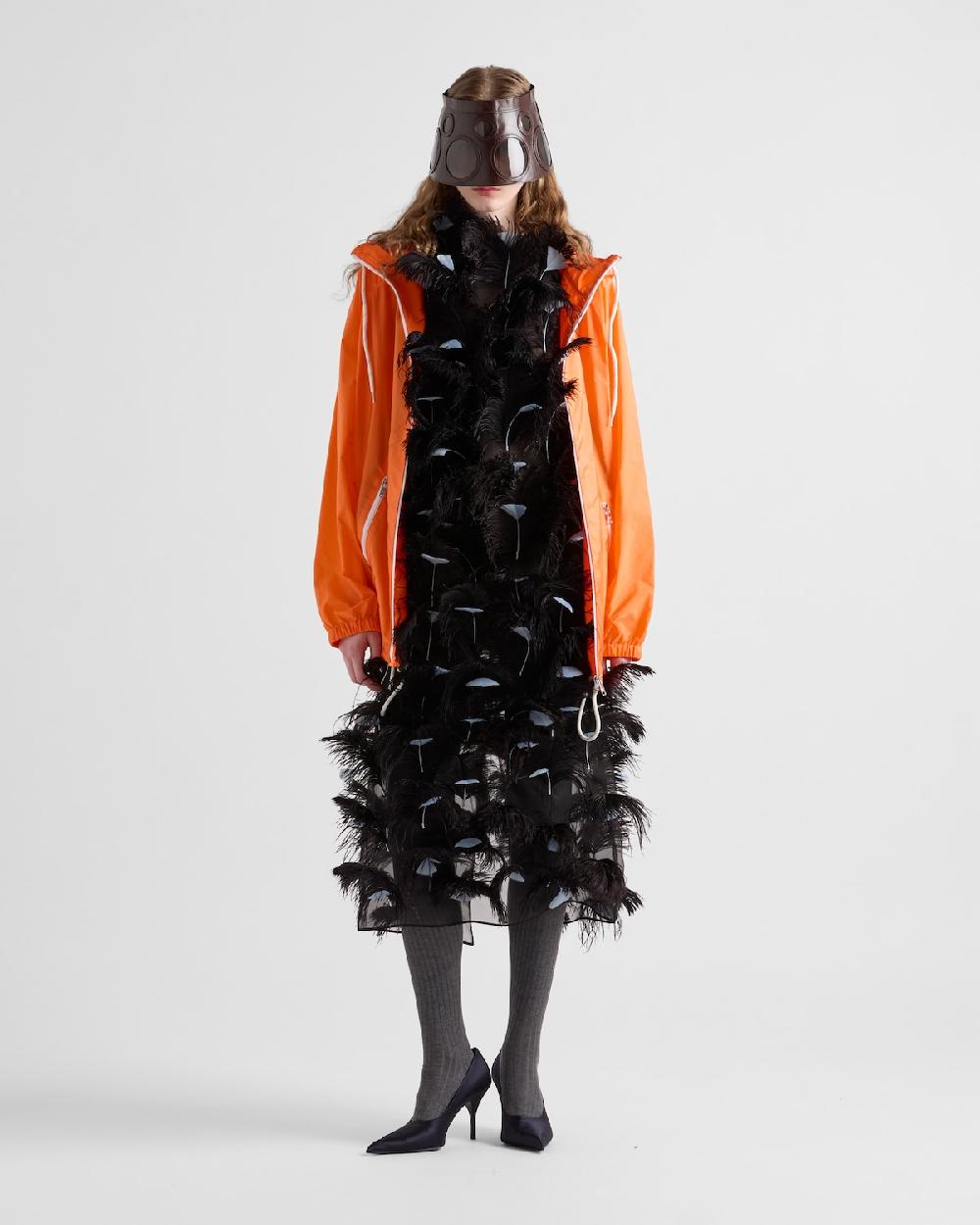 ﻿Prada Chaqueta impermeable de Re-Nylon ligero