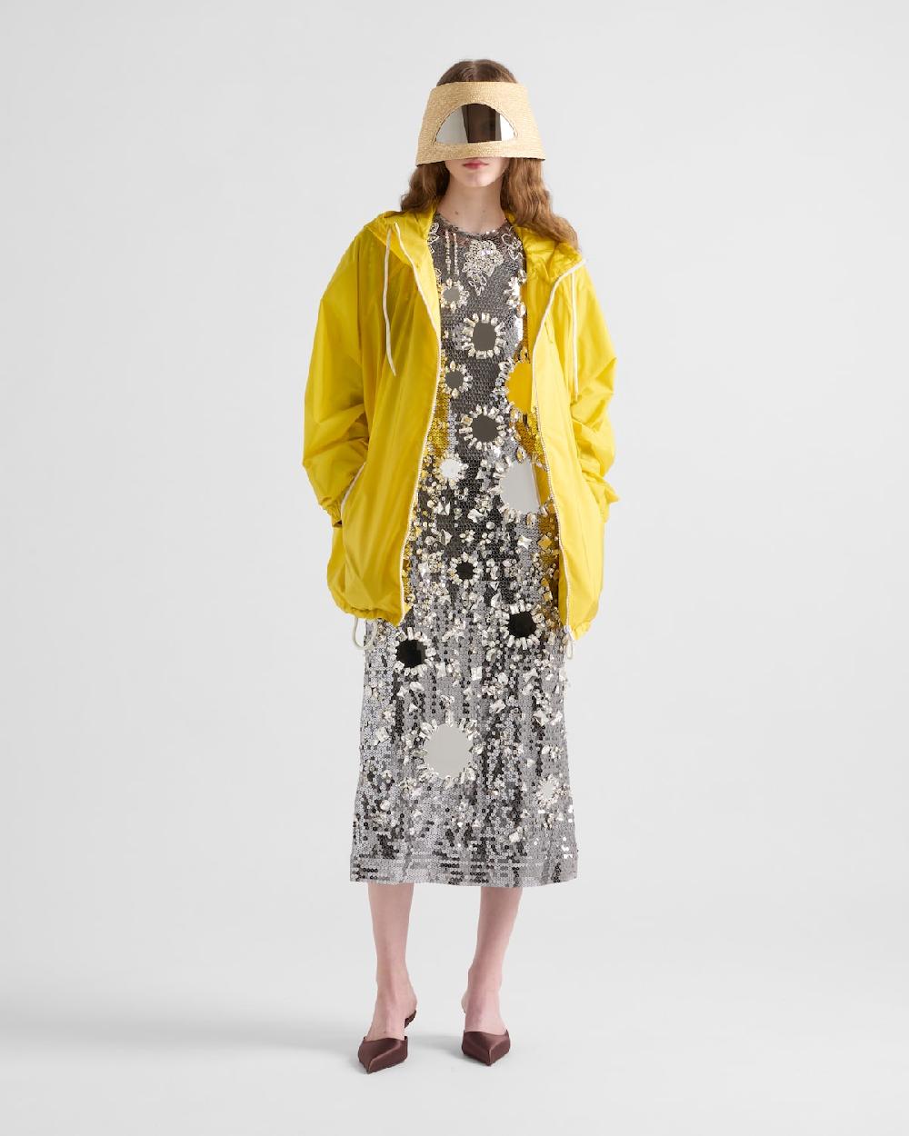 Prada Chaqueta impermeable de Re-Nylon ligero