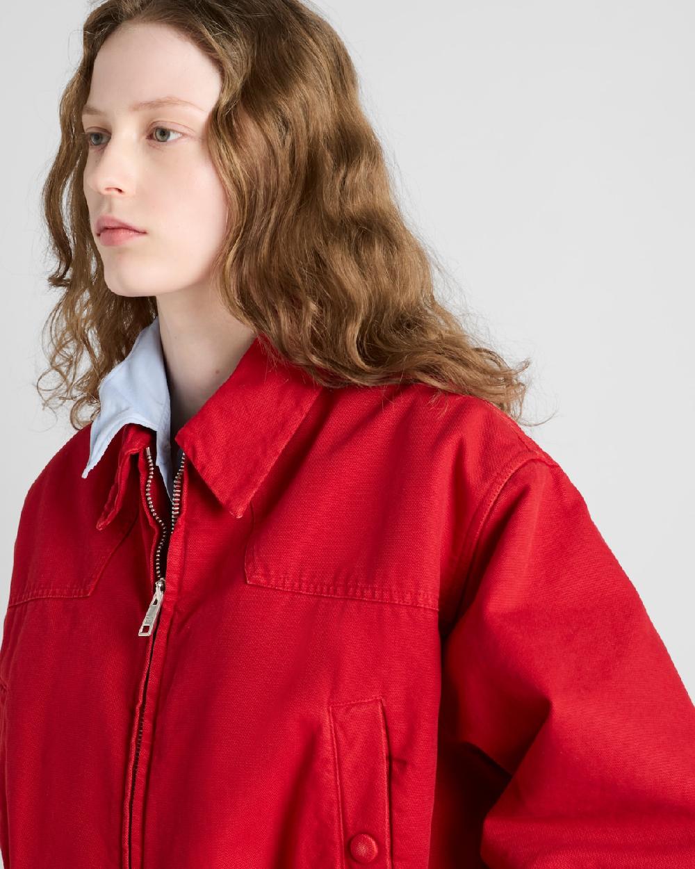 Prada Chaqueta de lona Envío internacional gratuito
