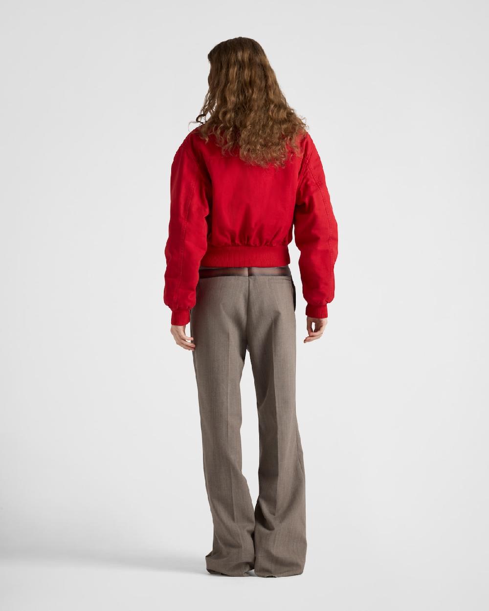 Prada Chaqueta de lona Envío internacional gratuito