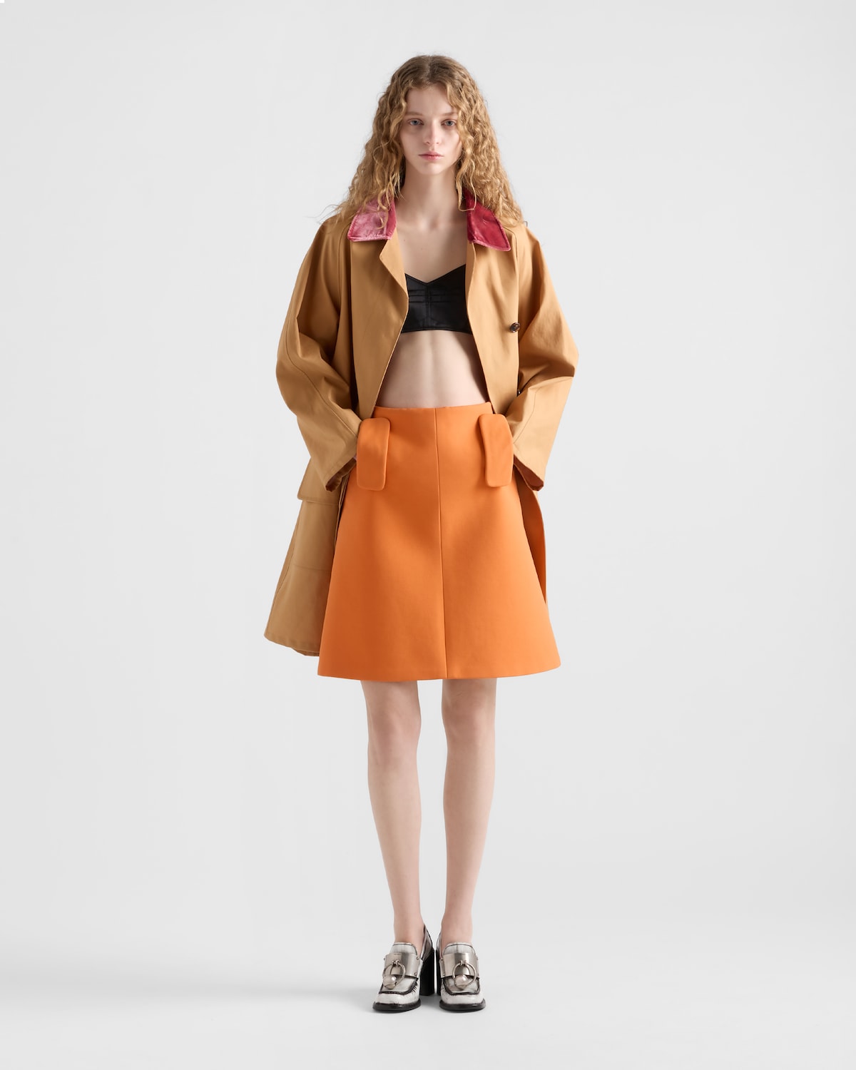 Prada Falda de tricotina