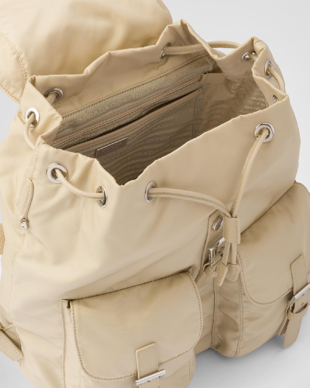 Prada Mochila de Re-Nylon mediana Ofertas