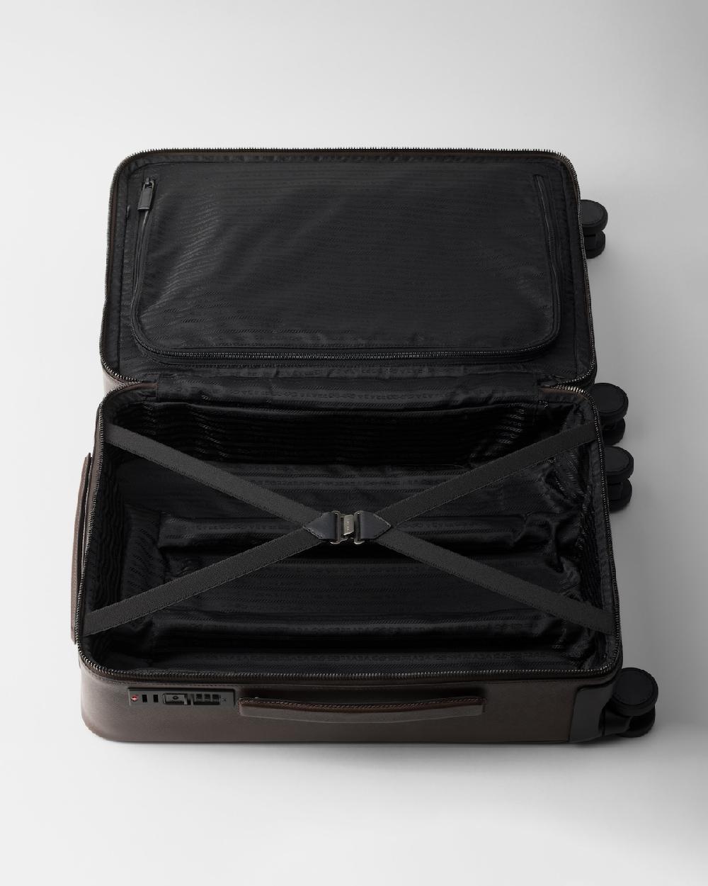 Prada Trolley de piel Saffiano Superdescuento