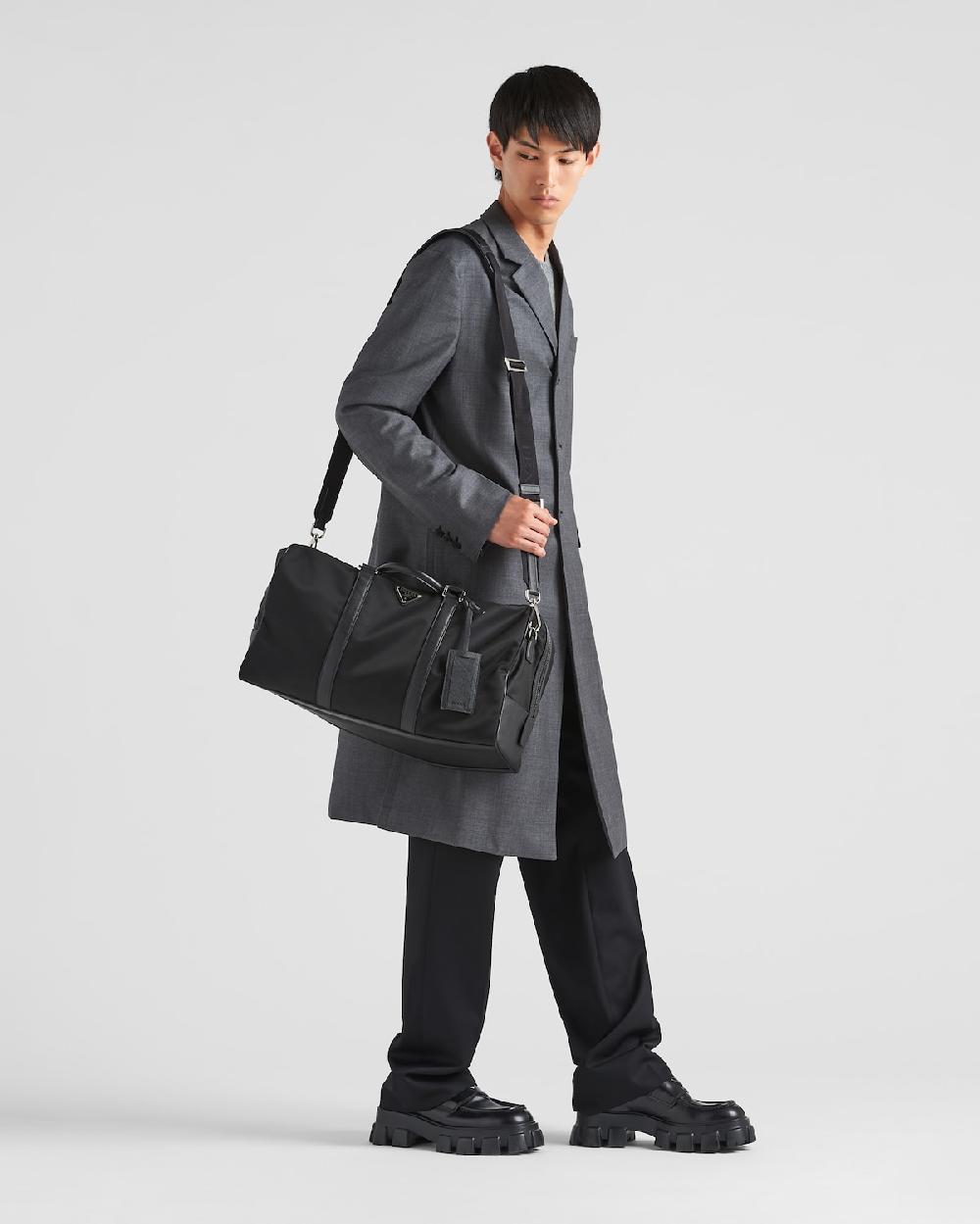 Prada Bolsa de piel Saffiano y Re-Nylon