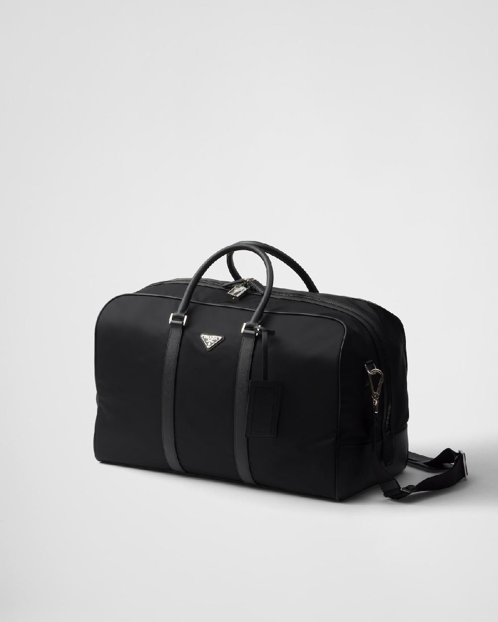 Prada Bolsa de piel Saffiano y Re-Nylon