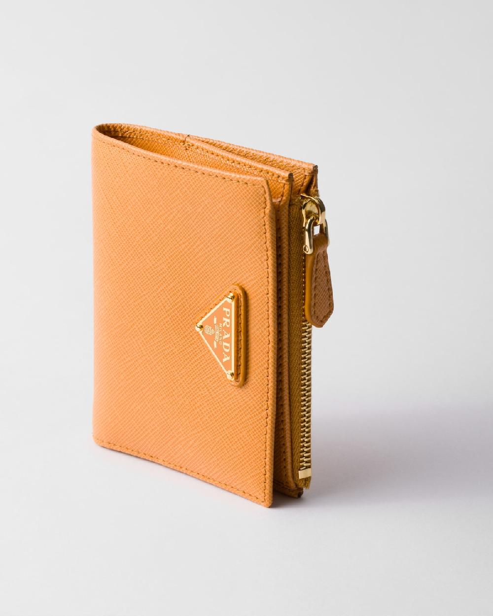 Prada Cartera pequeña de piel Saffiano Outlet online