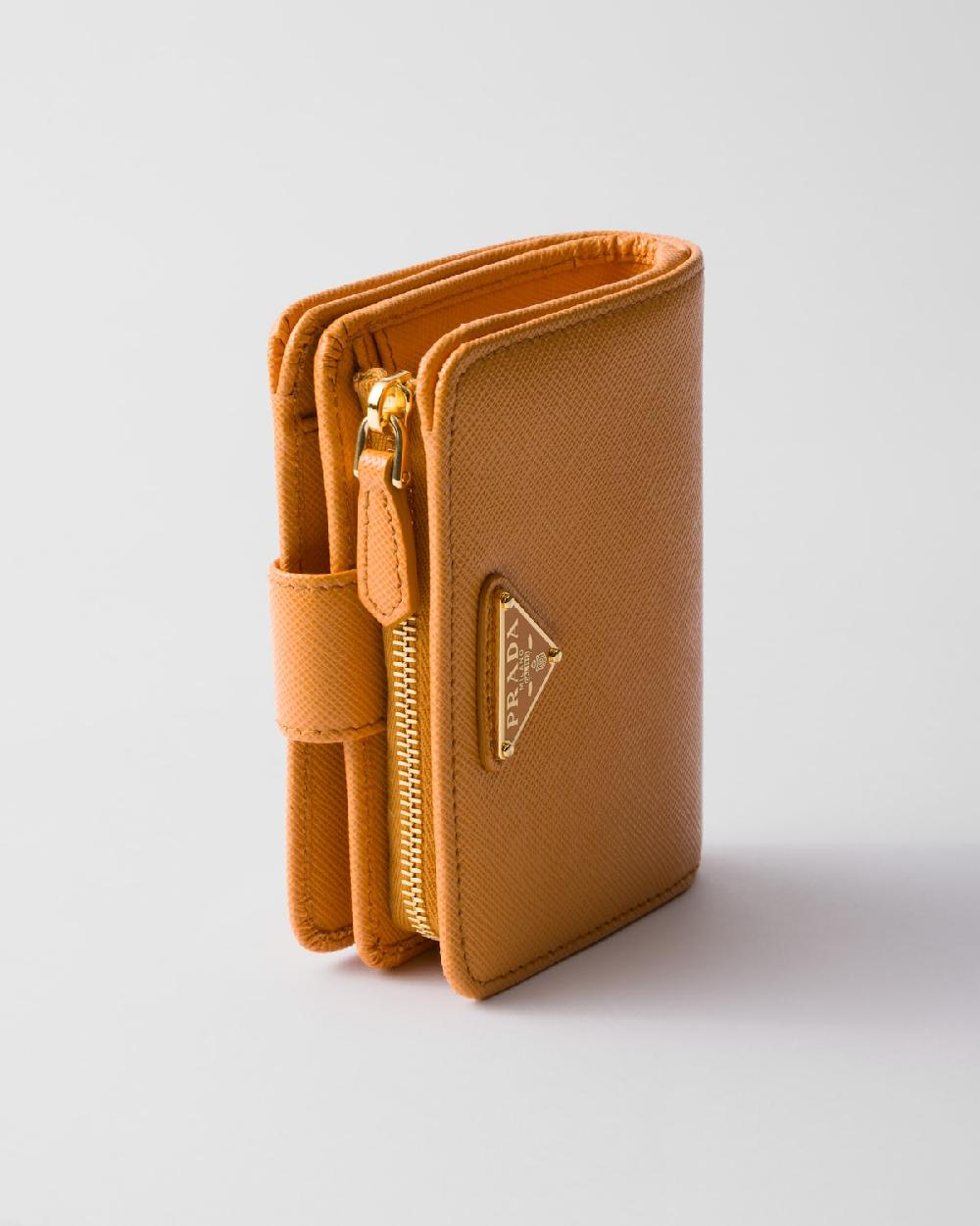 Prada Cartera pequeña de piel Saffiano Ofertas