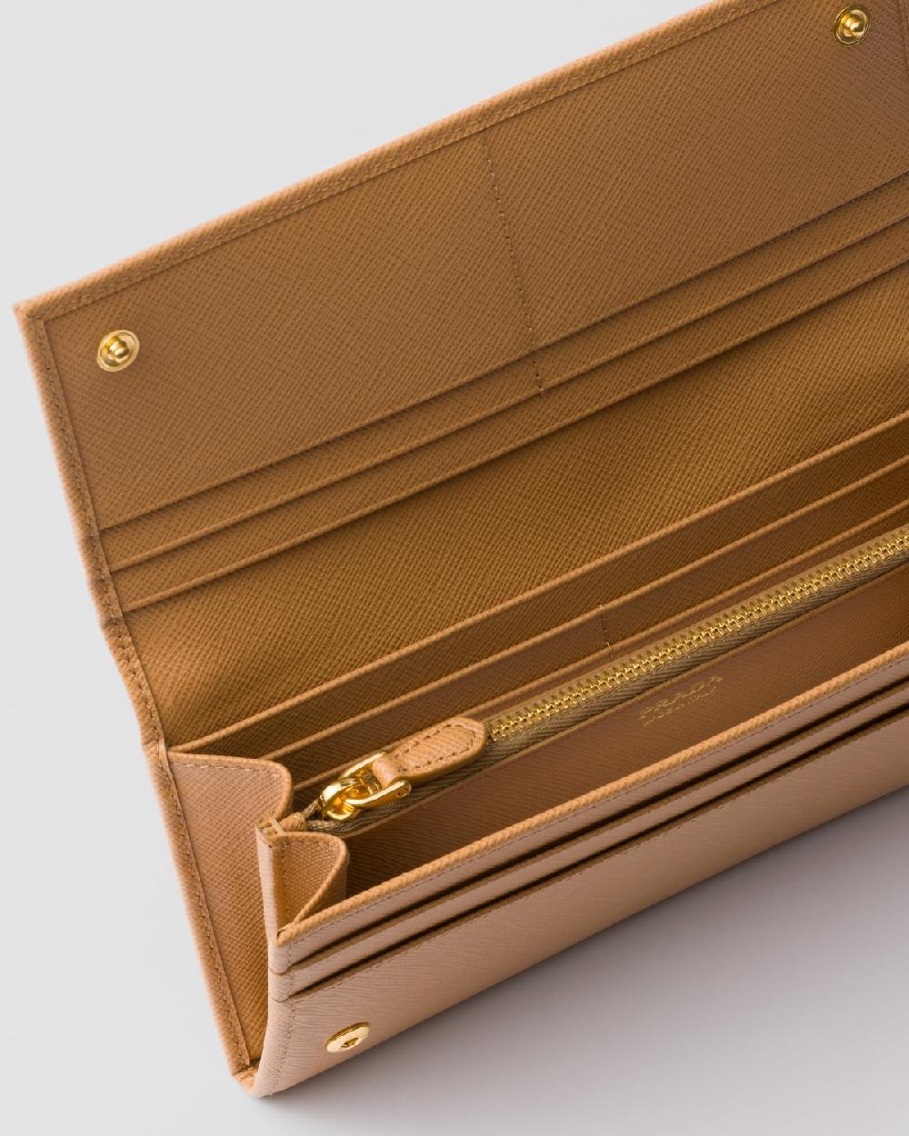 Prada Cartera grande de piel Saffiano Tienda