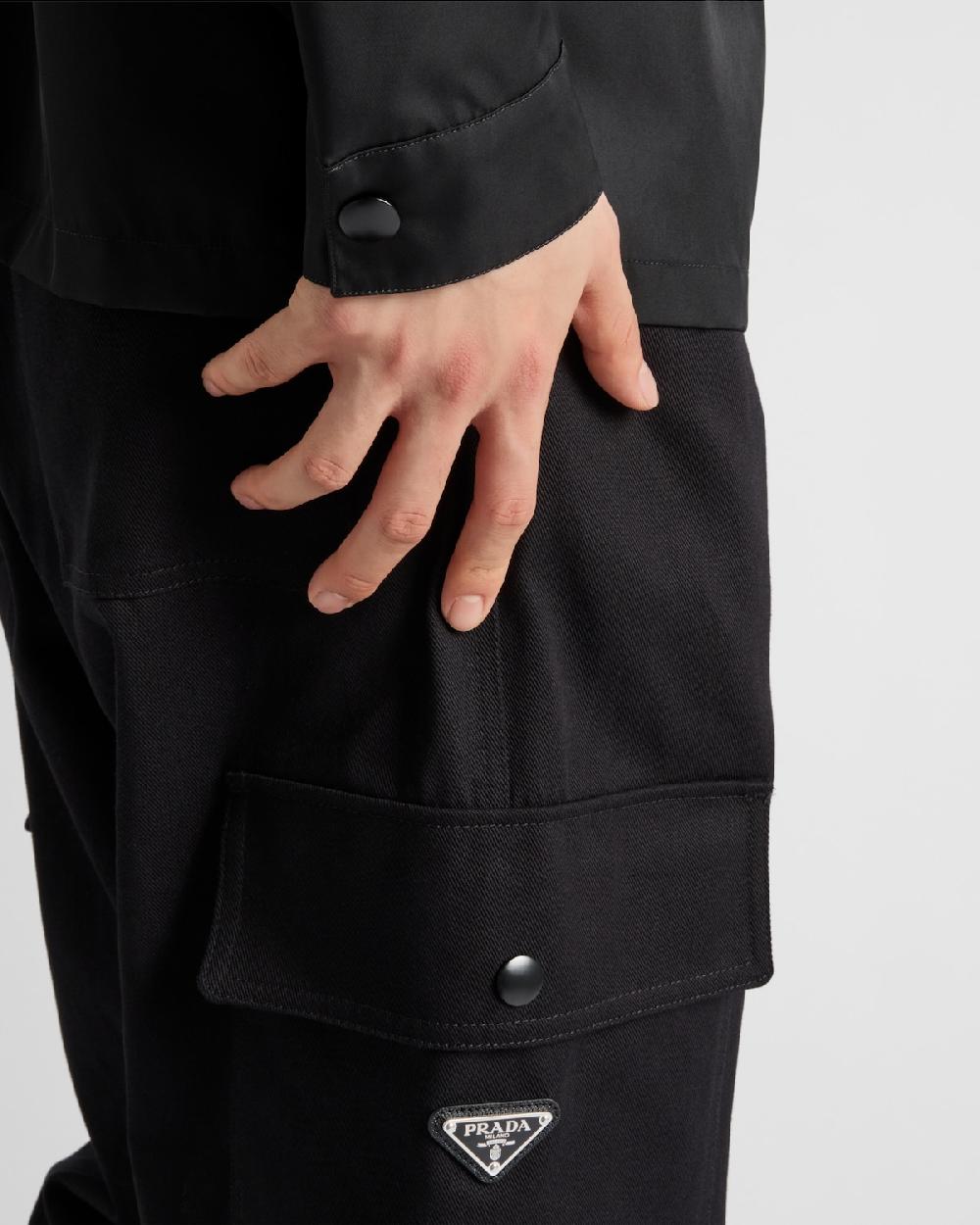 Prada Camisa de Re-Nylon Precio de fábrica