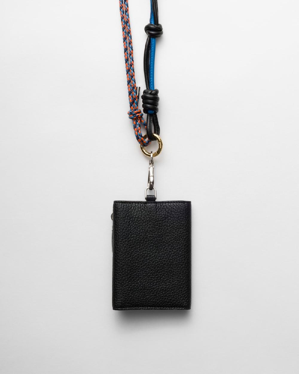 Prada Tarjetero de piel Gran oferta