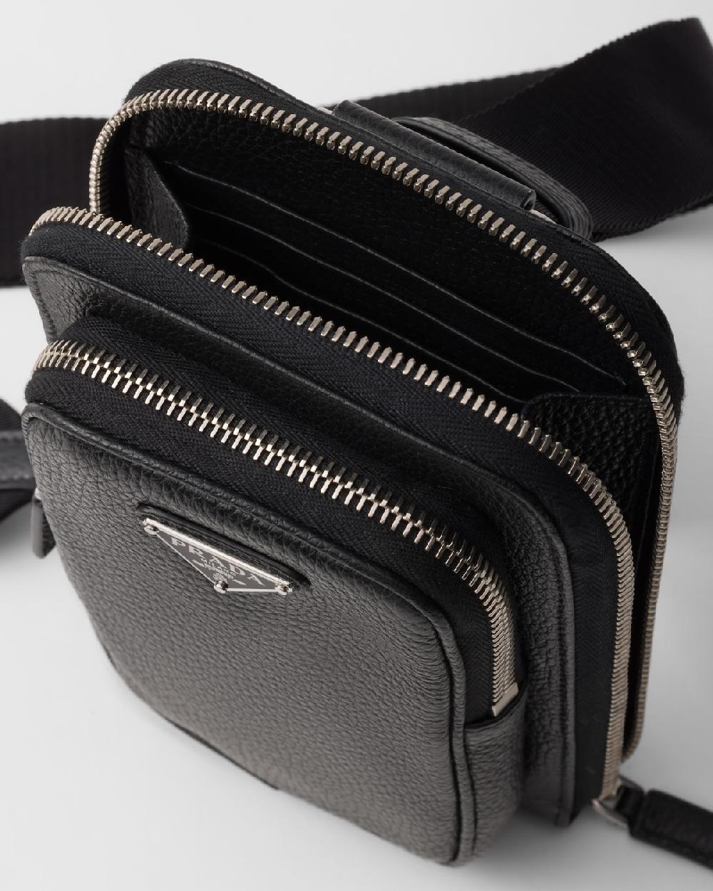 Prada Funda para smartphone de piel Rebajas de fábrica