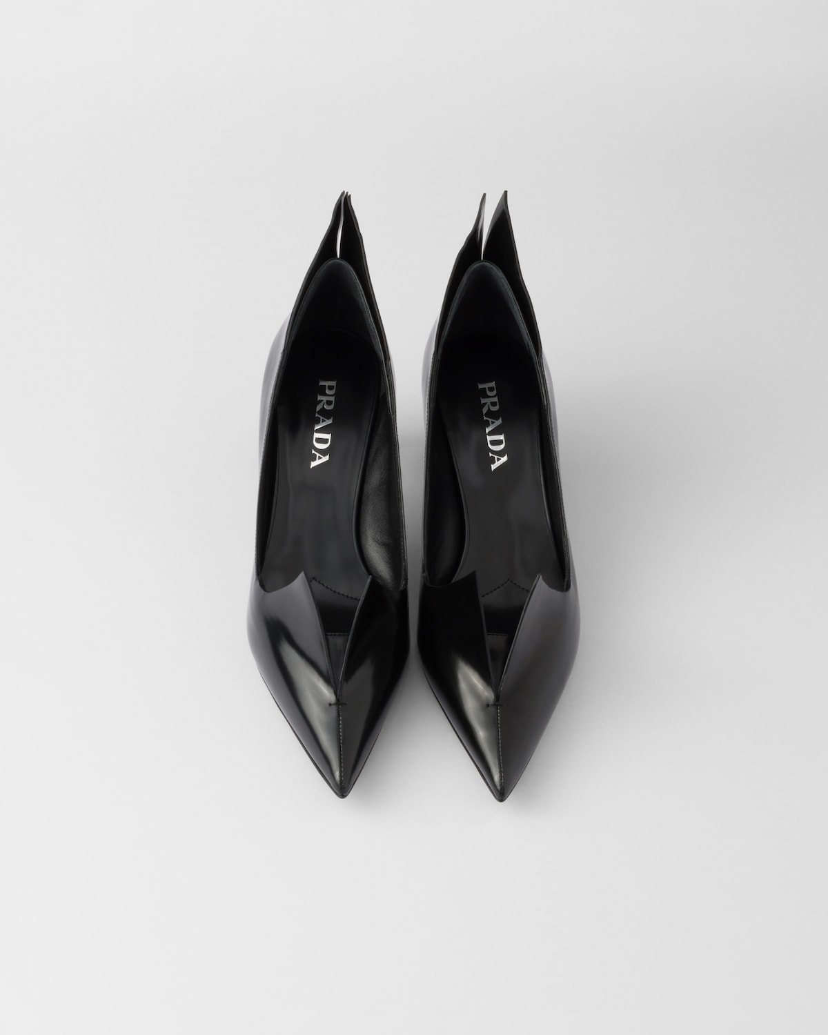 Prada Zapatos de tacón en piel cepillada Promoción por tiempo limitado