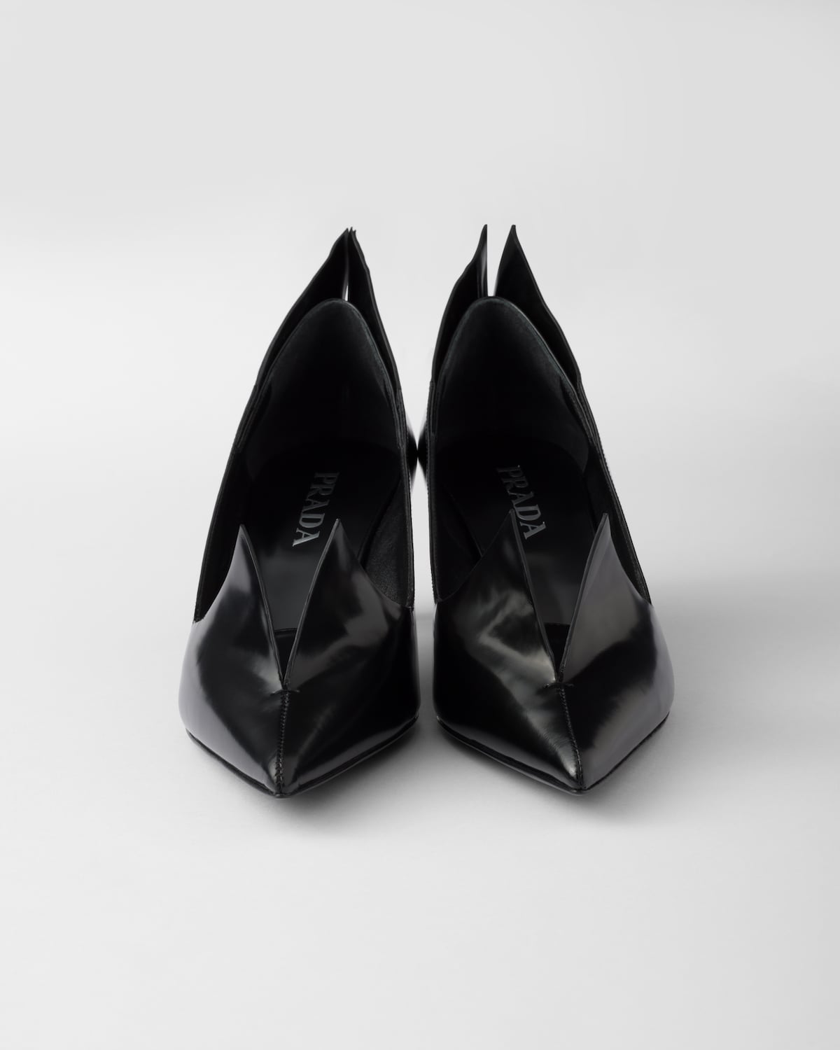 Prada Zapatos de tacón en piel cepillada Promoción por tiempo limitado