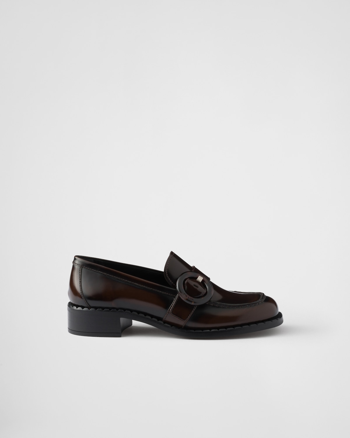 Prada Mocasines de piel cepillada