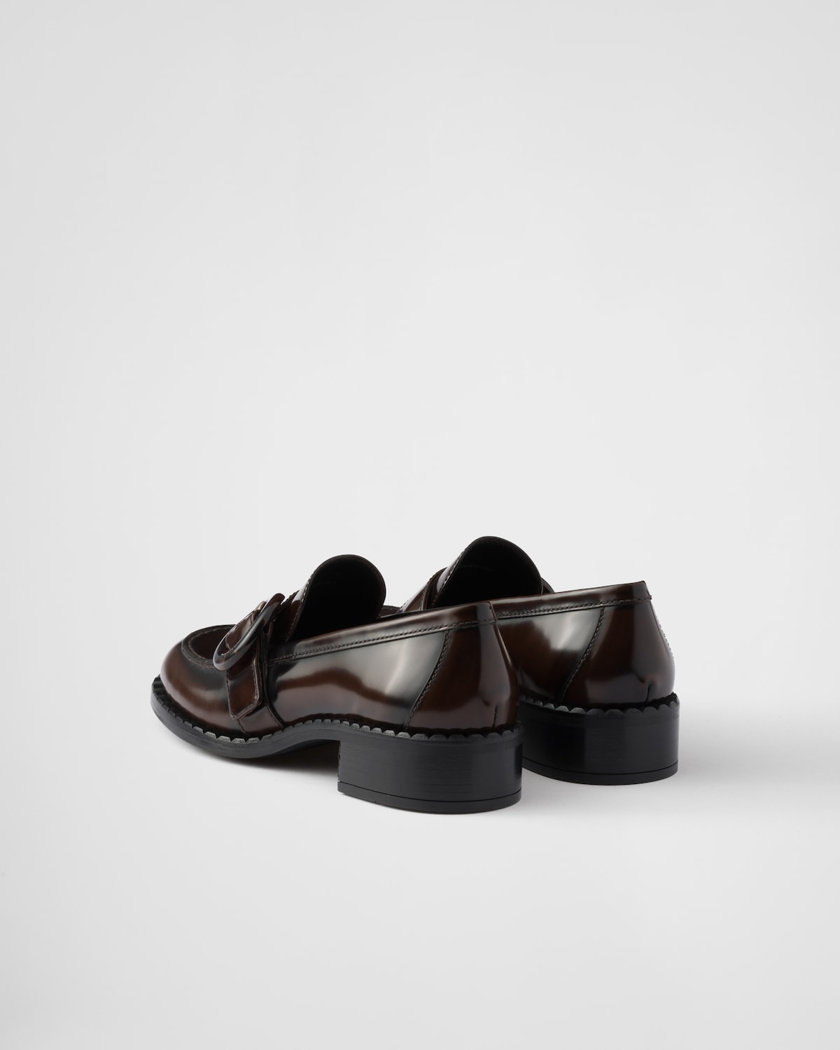 Prada Mocasines de piel cepillada Limitado a 3 días