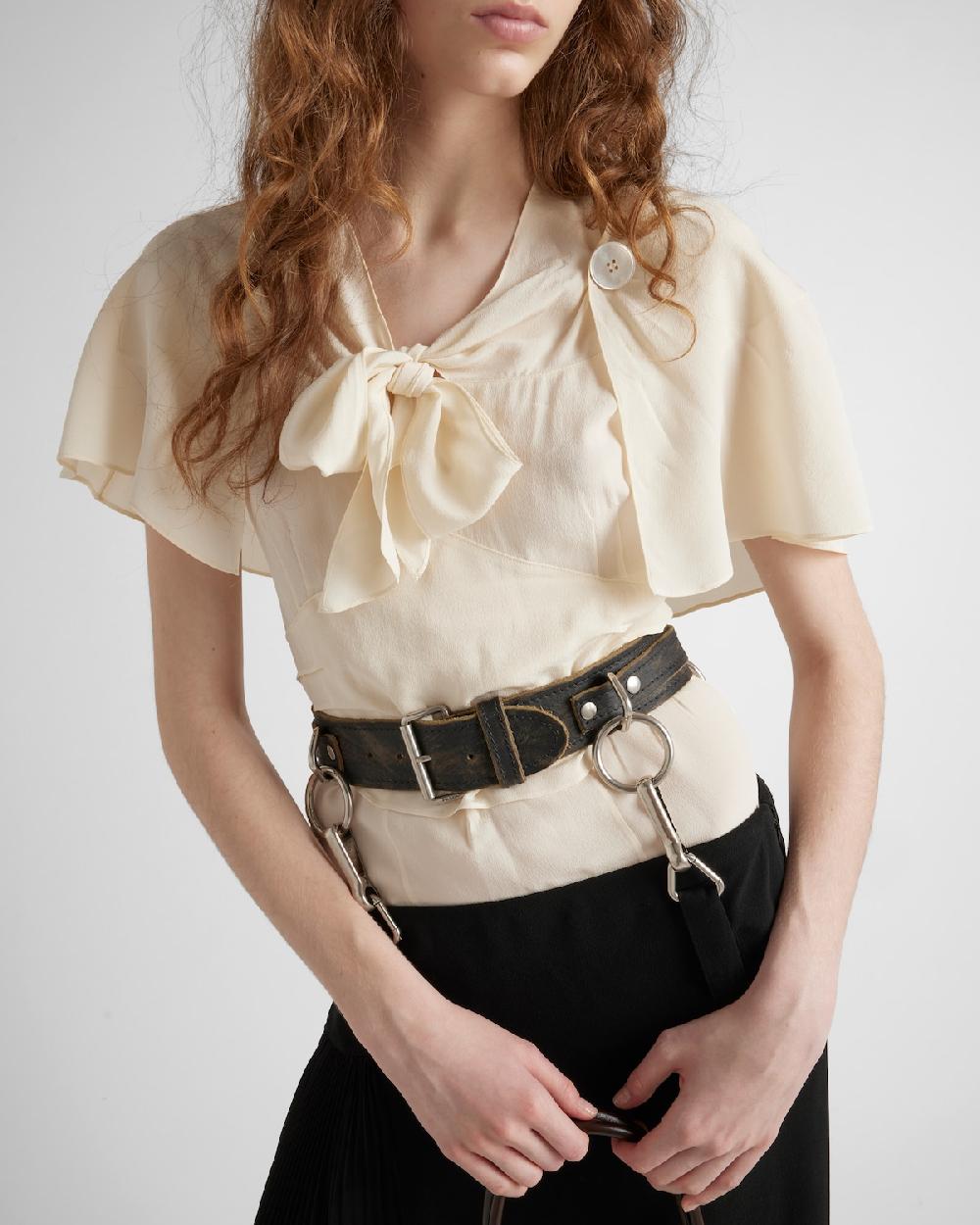 Prada Top de crepé 2025