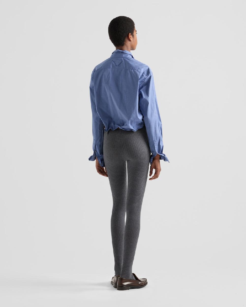Prada Camisa de fil-à-fil Outlet
