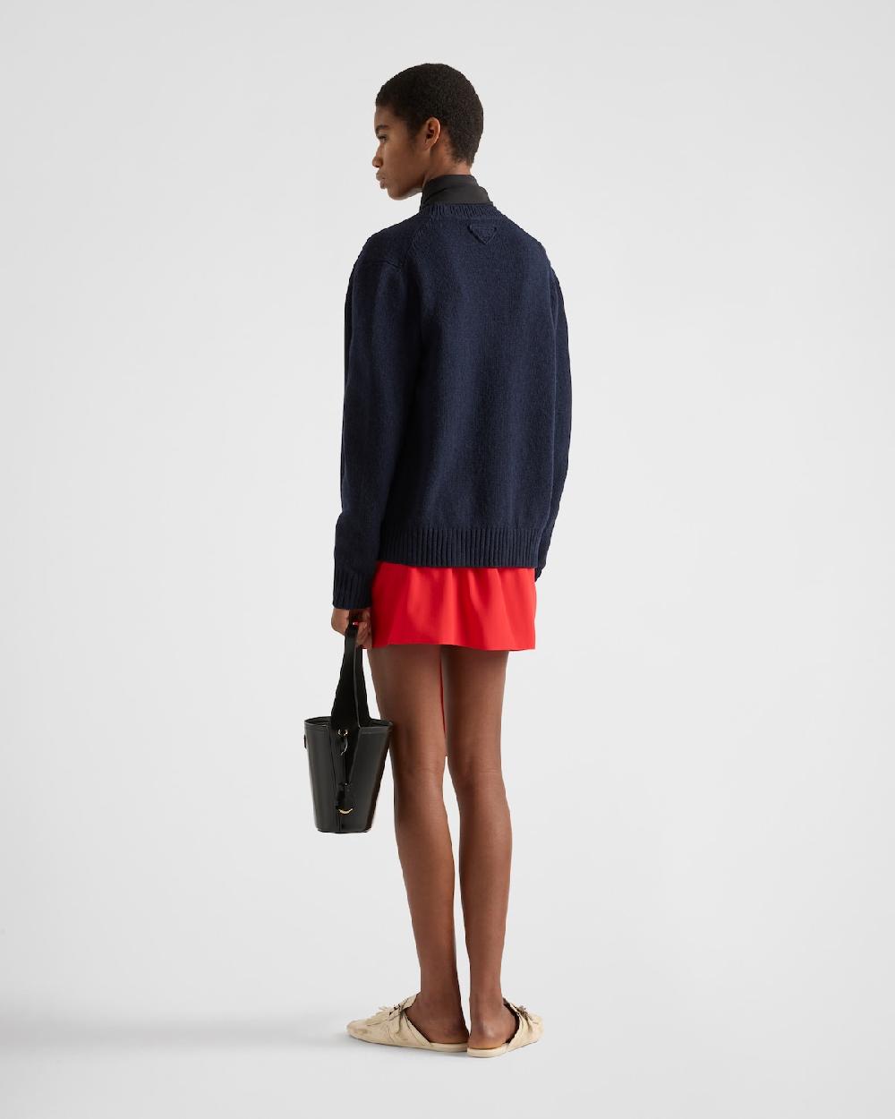 Prada Minifalda de crepé de China Outlet online