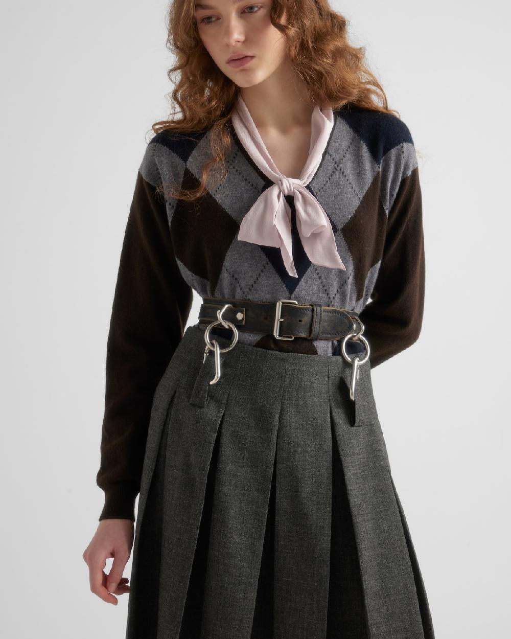 Prada Jersey de cachemir con escote en V Rebajas de fábrica