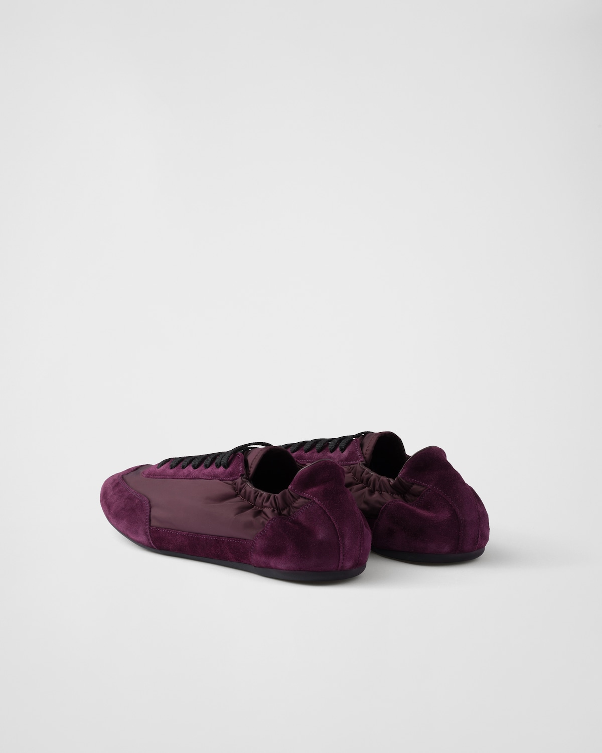 Prada Zapatillas Collapse de Re-Nylon y ante con elástico Promoción por tiempo limitado