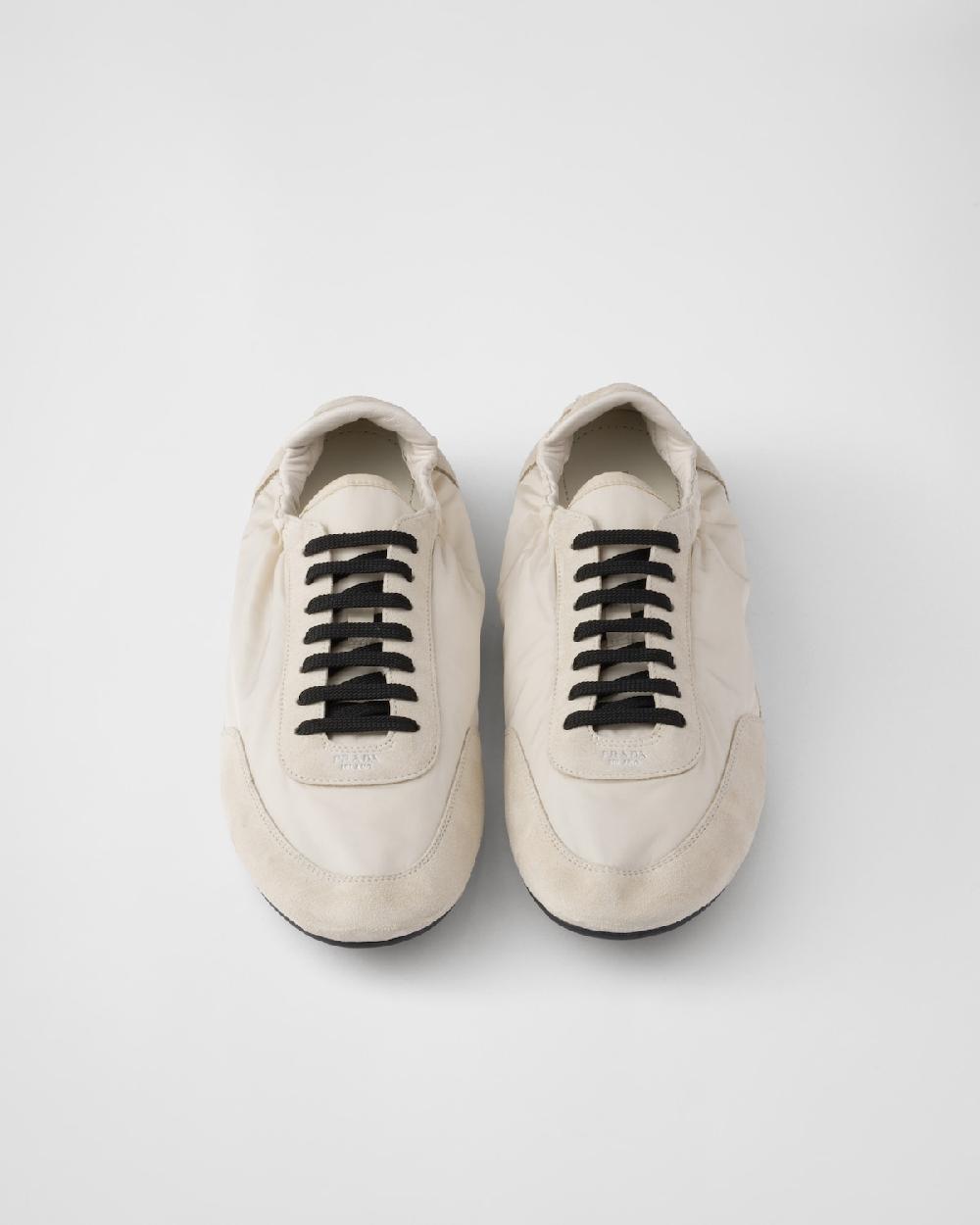 Prada Zapatillas Collapse de Re-Nylon y ante con elástico Oferta especial de fábrica